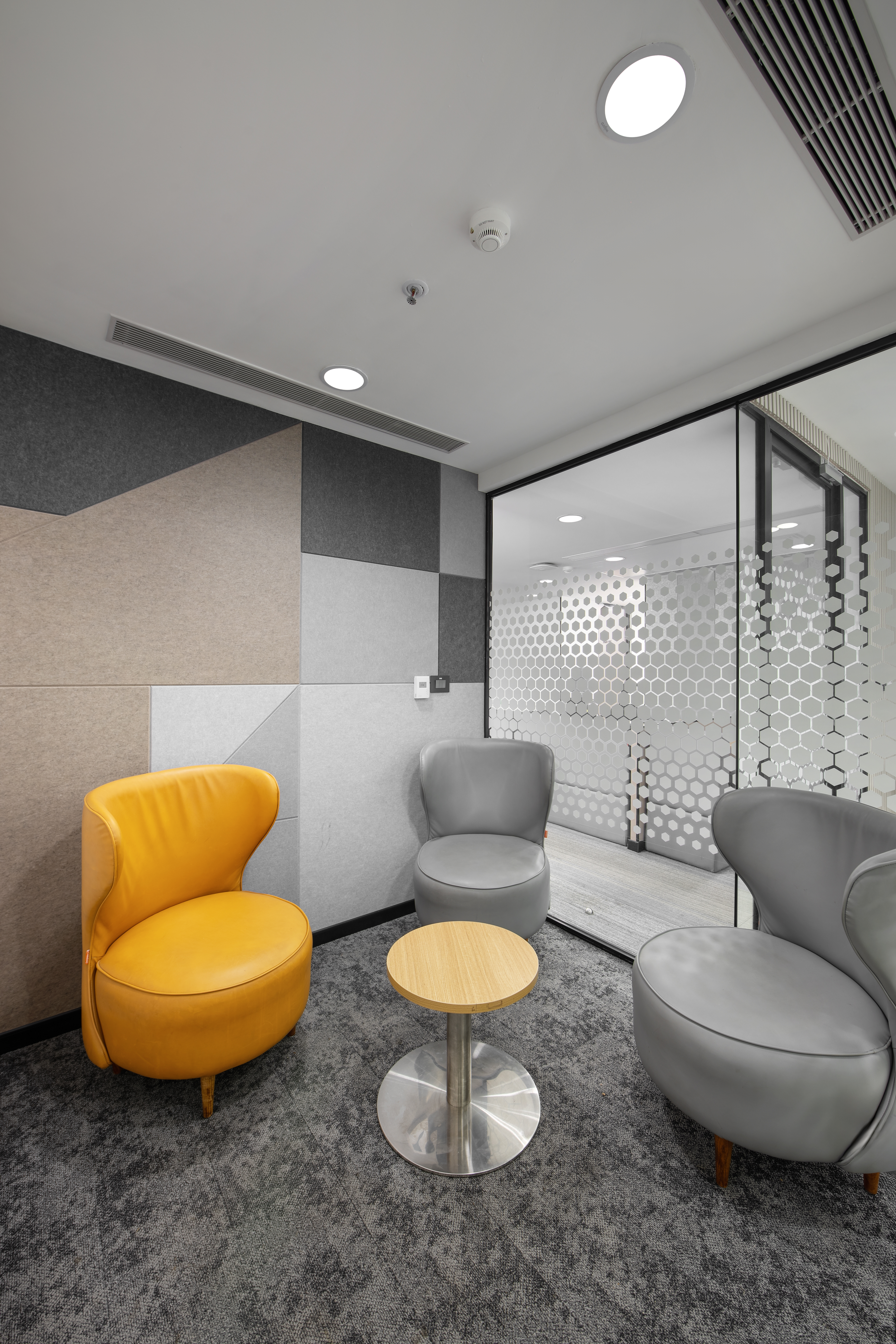 Lounge area at MicroSave Consulting office for collaboration