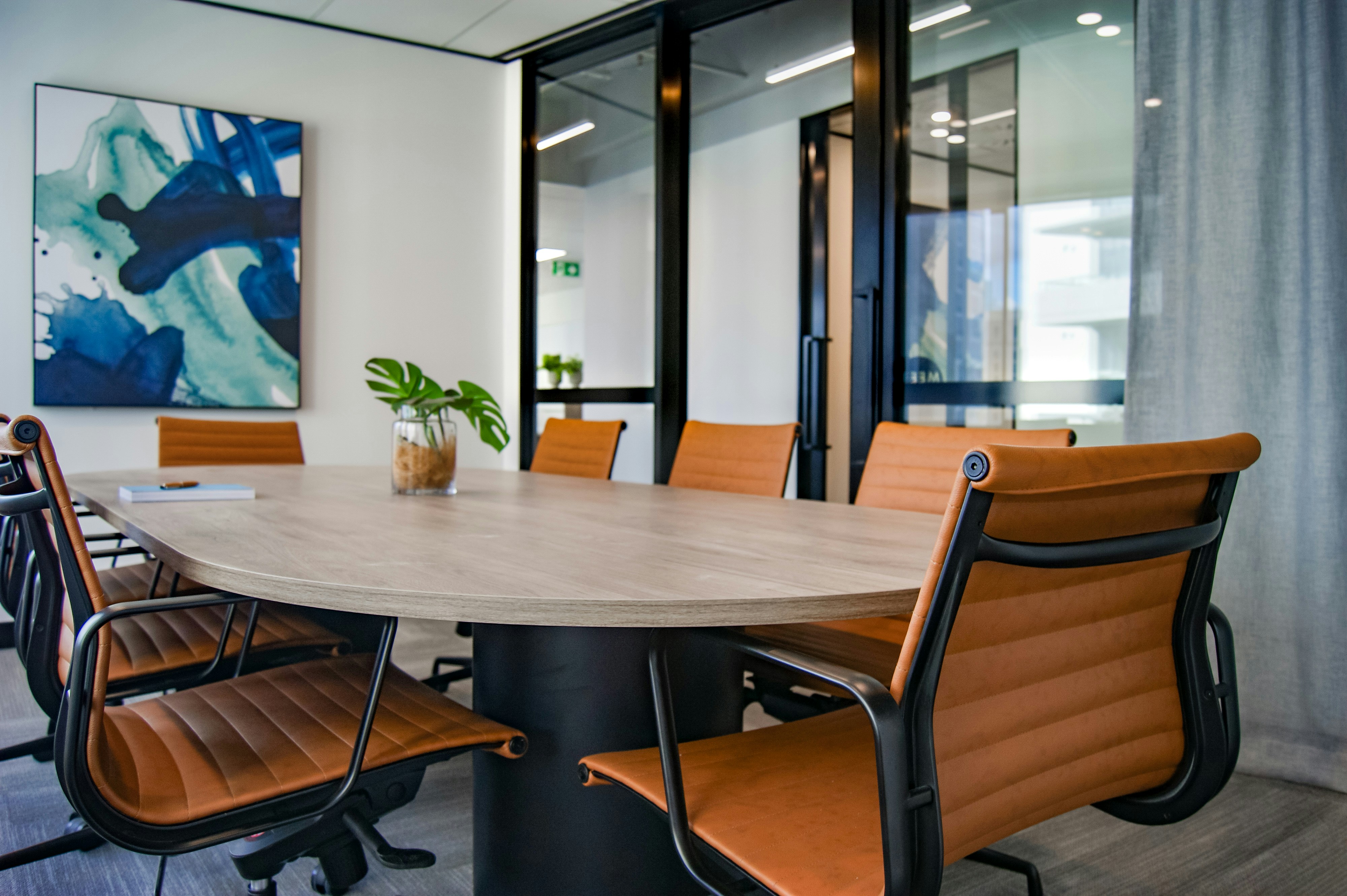 Modern corporate office interior representing a completed office fit-out project