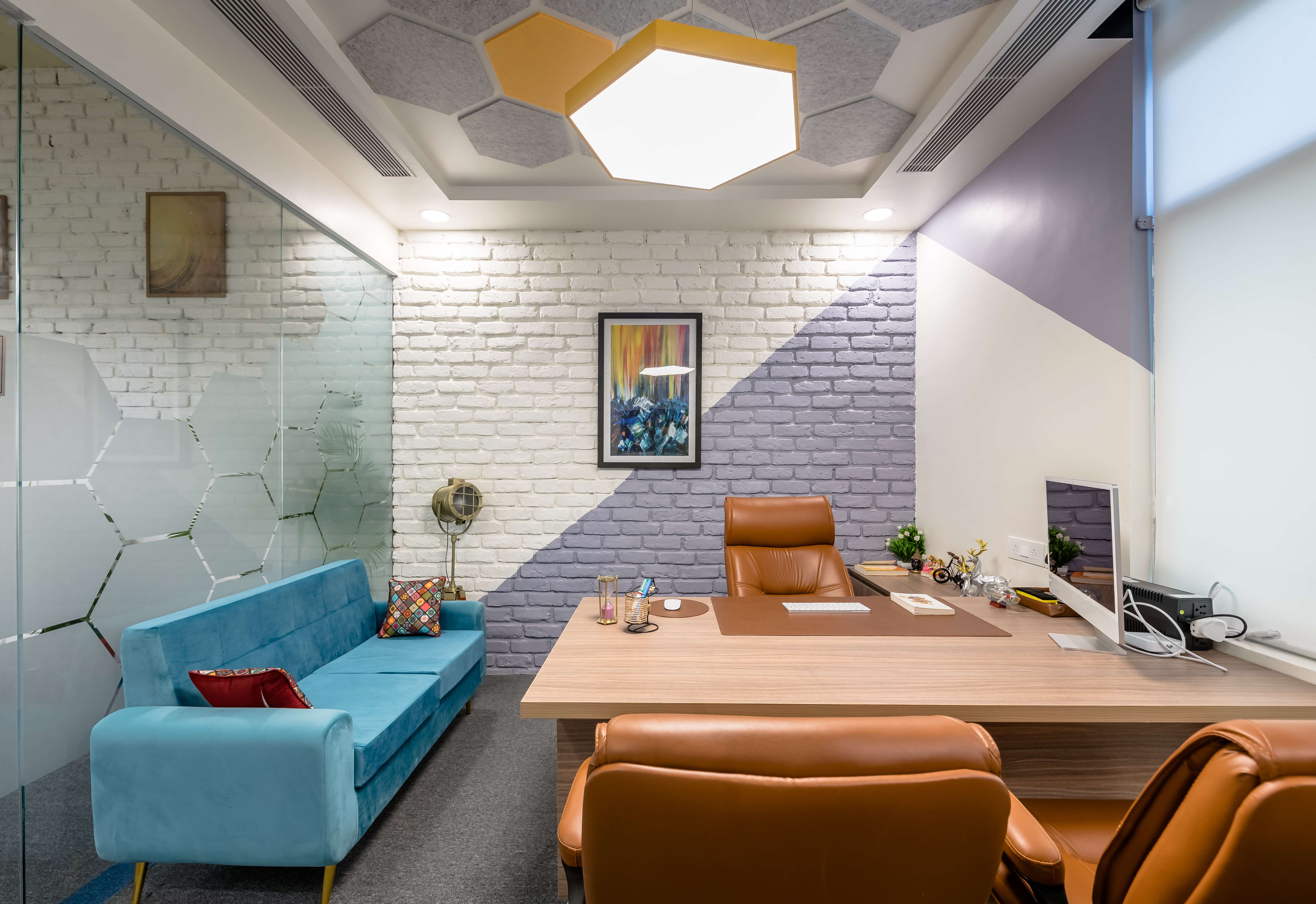 MD cabin at Revolve Technologies with executive furniture
