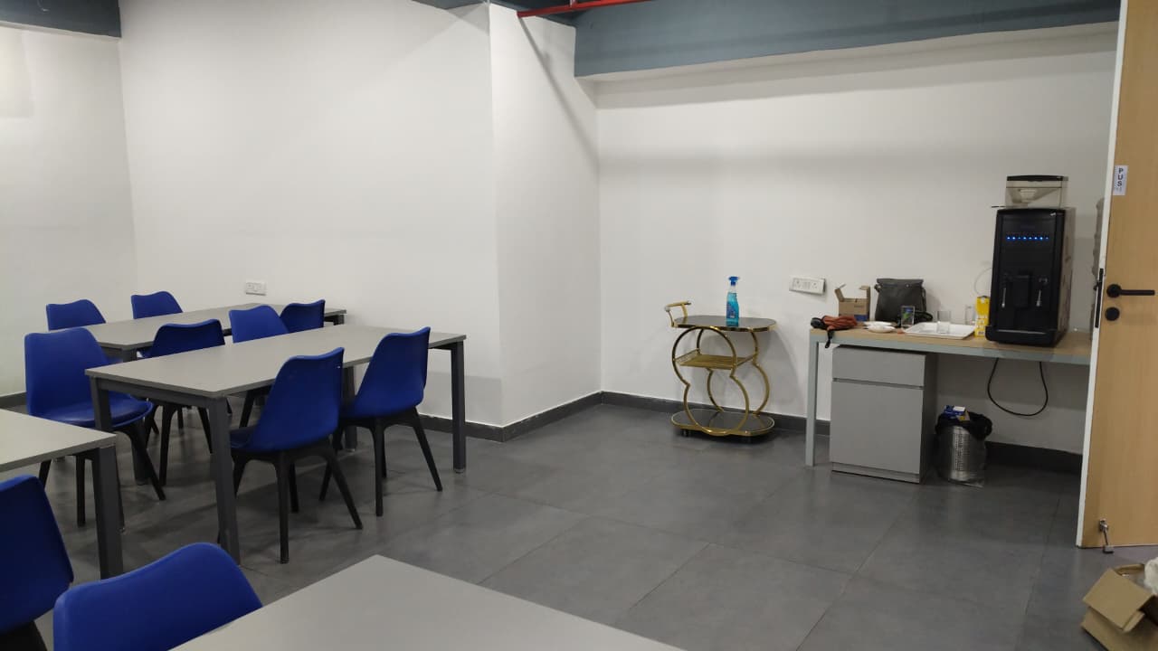 VinFast showroom cafeteria and lounge seating area