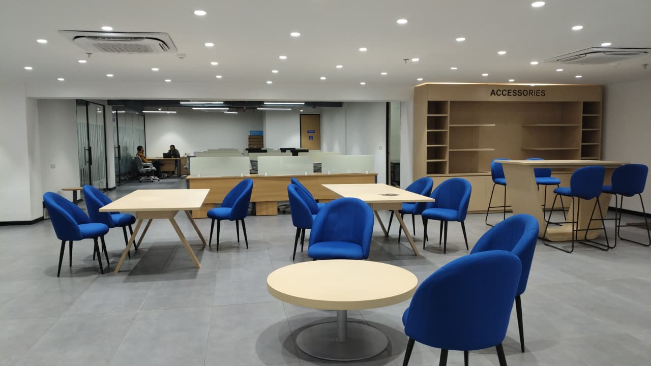 Consultation / meeting area for clients at VinFast showroom