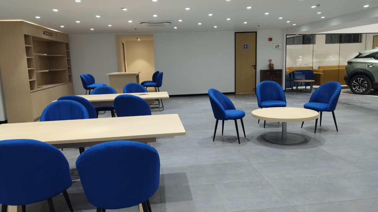Meeting room inside VinFast showroom